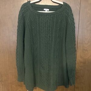 L.L. Bean Cotton Fisherman Tunic Sweater